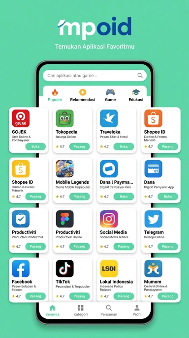 mpoid | Indeks Aplikasi Populer & Kanal Uji Terbaik Indonesia